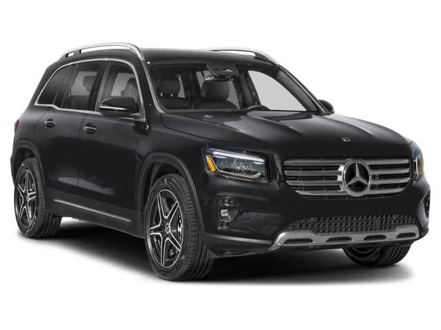 Black 2025 Mercedes-Benz GLB 250 on display