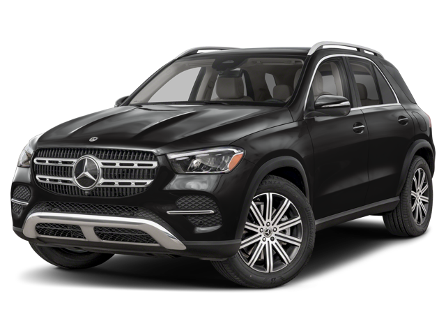 Black 2025 Mercedes-Benz GLE 450e on Front View