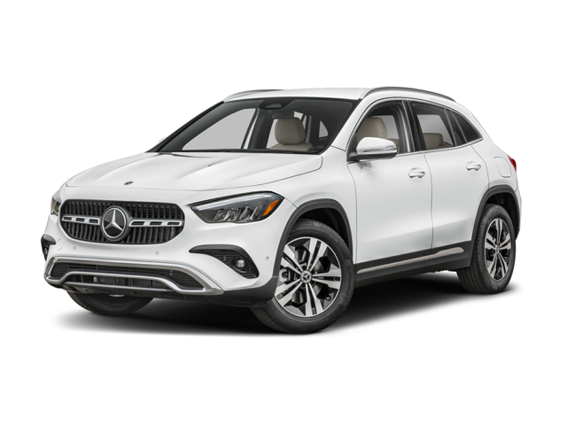 White 2025 Mercedes-Benz GLA 250 front view