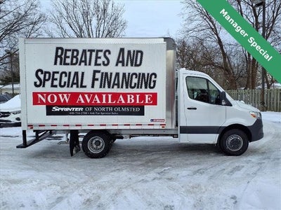 2023 Mercedes-Benz Sprinter 3500 Cab Chassis 144 WB BOX TRUCK