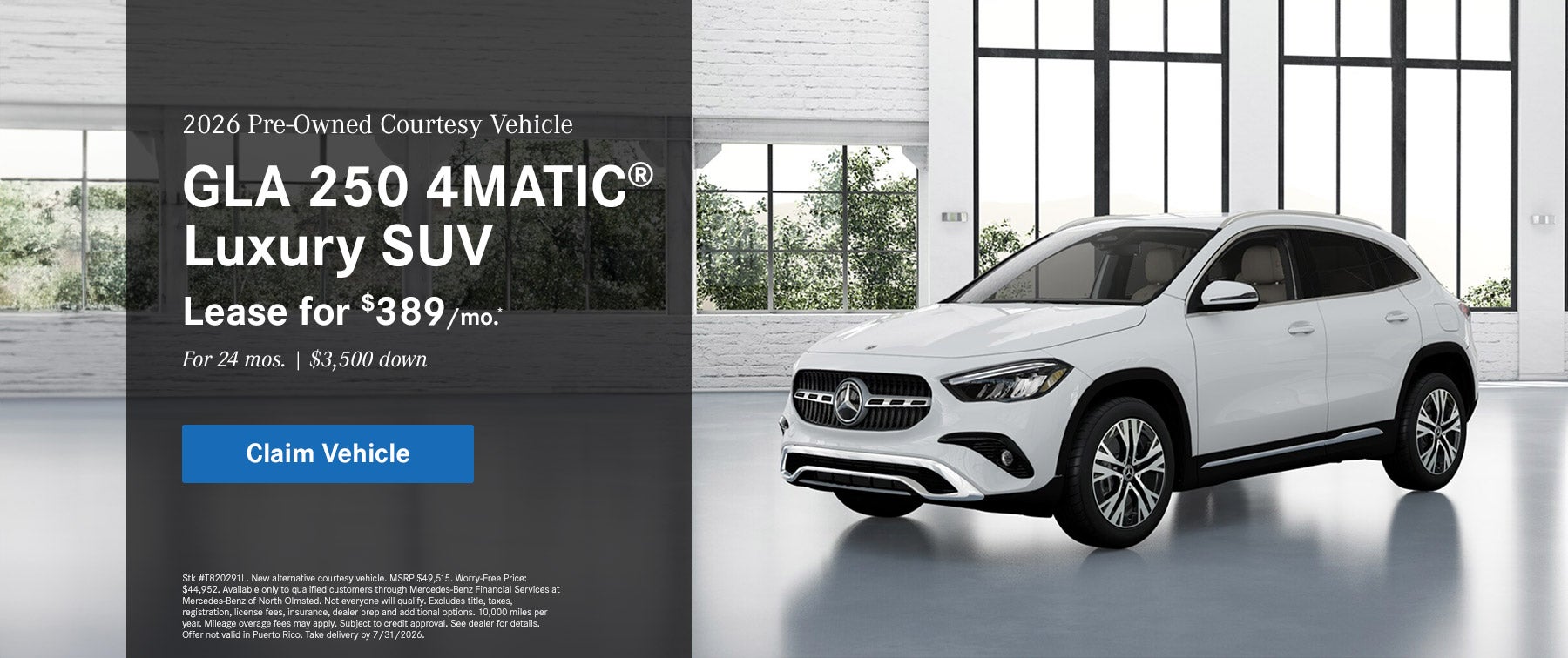 New Alternative 2026 Mercedes-Benz GLA 250 4MATIC®