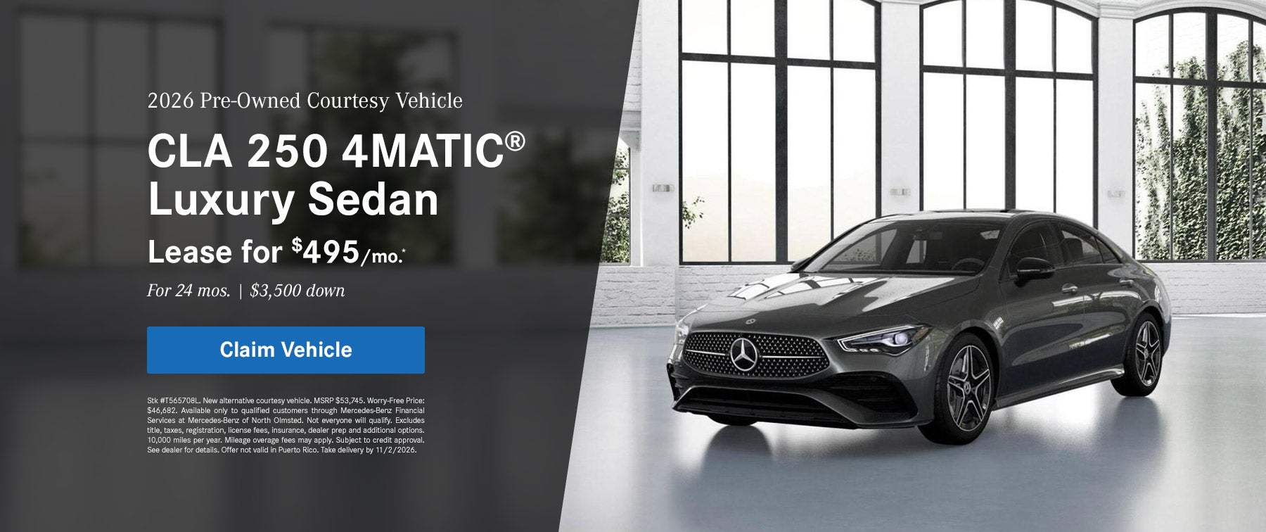  New Alternative 2026 Mercedes-Benz CLA 250 4MATIC® 